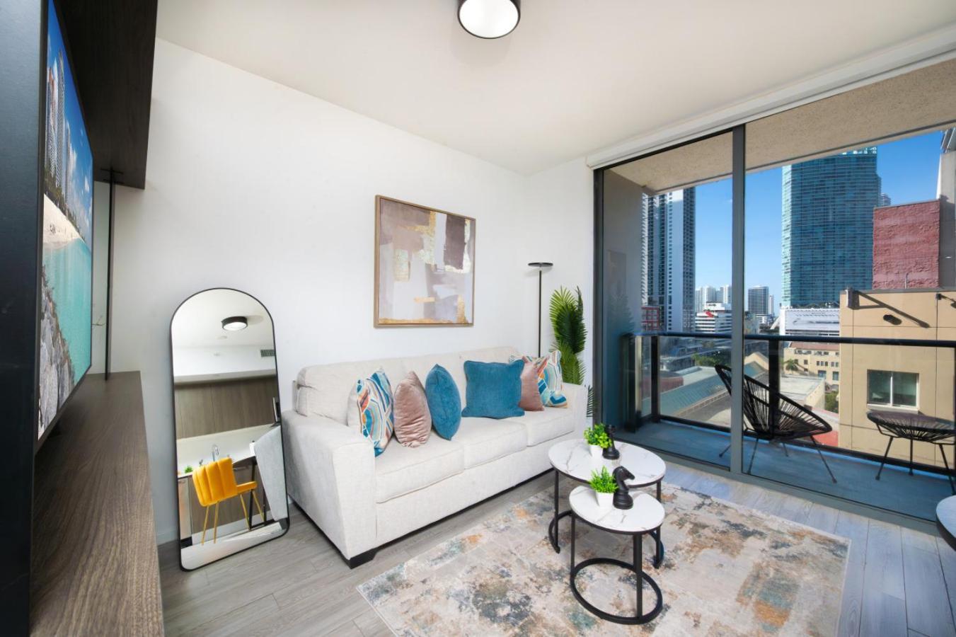 Apartamento Luxury Loft - Free Parking - Ocean View - Brickell Downtown Miami Habitación foto